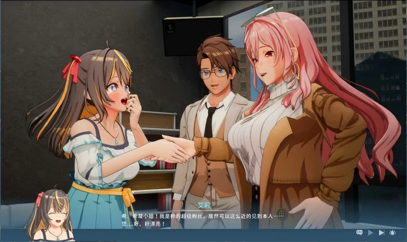 电脑版【3D互动SLG动态】NTR偶像梦的约定 V2.03 官中正式版+存档 步-大壮社区